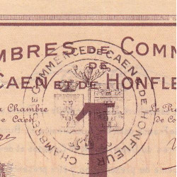 Caen & Honfleur - Pirot 34-6 - 1 franc - Série 003 - 1915 - Etat : TTB+