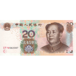 Chine - Banque Populaire - Pick 905 - 20 yüan - Série EF76 - 2005 - Etat : NEUF