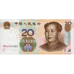 Chine - Banque Populaire - Pick 905 - 20 yüan - Série WH62 - 2005 - Etat : TB+