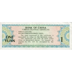 Chine - Bank of China - Pick FX 3 - 1 yüan - 1979 - Etat : TTB+