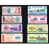 Chine - Lot de 8 billets de nécessité - Lot 2