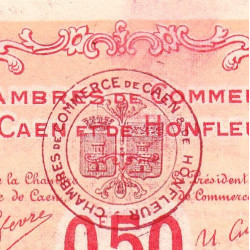 Caen & Honfleur - Pirot 34-12 - 50 centimes - Série A - 1915 - Etat : SUP+