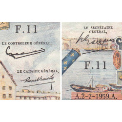 F 58-02 - 02/07/1959 - 50 nouv. francs - Henri IV - Série F.11 - Etat : SUP