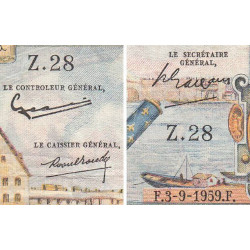 F 58-03 - 03/09/1959 - 50 nouv. francs - Henri IV - Série Z.28 - Etat : TTB