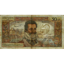 F 58-03 - 03/09/1959 - 50 nouv. francs - Henri IV - Série P.30 - Etat : TB-