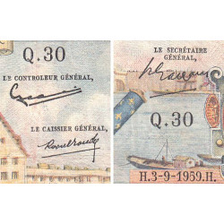 F 58-03 - 03/09/1959 - 50 nouv. francs - Henri IV - Série Q.30 - Etat : TB
