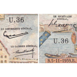 F 58-04 - 05/11/1959 - 50 nouv. francs - Henri IV - Série U.36 - Etat : TB