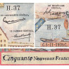 F 58-04 - 05/11/1959 - 50 nouv. francs - Henri IV - Série H.37 - Etat : TTB-