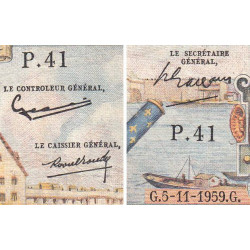 F 58-04 - 05/11/1959 - 50 nouv. francs - Henri IV - Série P.41 - Etat : TB