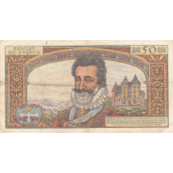 F 58-04 - 05/11/1959 - 50 nouv. francs - Henri IV - Série R.44 - Etat : TB