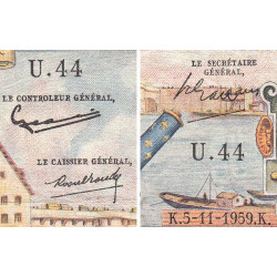 F 58-04 - 05/11/1959 - 50 nouv. francs - Henri IV - Série U.44 - Etat : TB+