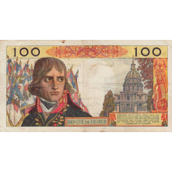 F 59-01 - 05/03/1959 - 100 nouv. francs - Bonaparte - Série B.9 - Etat : TB+