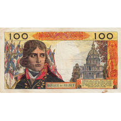 F 59-02 - 04/06/1959 - 100 nouv. francs - Bonaparte - Série K.12 - Etat : TB+