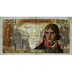 F 59-02 - 04/06/1959 - 100 nouv. francs - Bonaparte - Série K.12 - Etat : TB+