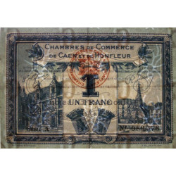 Caen & Honfleur - Pirot 34-18 - 1 franc - Série A - 1920 - Etat : TTB+