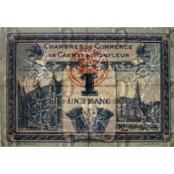 Caen & Honfleur - Pirot 34-18 - 1 franc - Série A - 1920 - Etat : TTB+