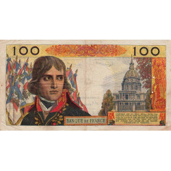 F 59-07 - 01/09/1960 - 100 nouv. francs - Bonaparte - Série Z.75 - Etat : TB