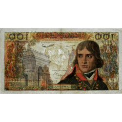 F 59-08 - 04/11/1960 - 100 nouv. francs - Bonaparte - Série U.79 - Etat : TTB