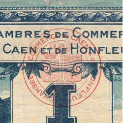 Caen & Honfleur - Pirot 34-18 - 1 franc - Série A - 1920 - Etat : TTB