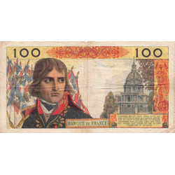 F 59-13 - 01/02/1962 - 100 nouv. francs - Bonaparte - Série S.145 - Etat : TB-