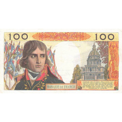 F 59-19 - 07/02/1963 - 100 nouv. francs - Bonaparte - Série X.219 - Etat : TTB