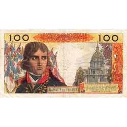 F 59-14 - 01/03/1962 - 100 nouv. francs - Bonaparte - Série C.153 - Etat : TB-