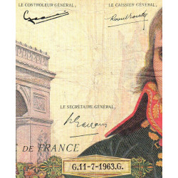 F 59-22 - 11/07/1963 - 100 nouv. francs - Bonaparte - Série R.253 - Etat : TB-