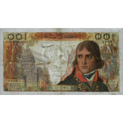 F 59-22 - 11/07/1963 - 100 nouv. francs - Bonaparte - Série R.253 - Etat : TB-