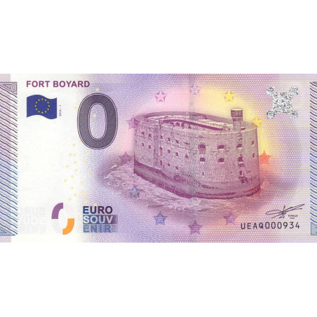 17 - Fort Boyard - UEAQ-2015-1 - Etat : NEUF