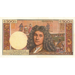 F 60-01 - 02/07/1959 - 500 nouv. francs - Molière - Série Q.1 - Etat : TB+