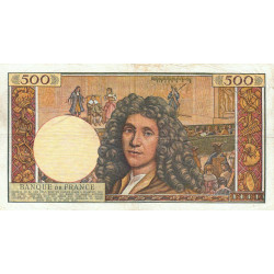 F 60-01 - 02/07/1959 - 500 nouv. francs - Molière - Série A.3 - Etat : TB+