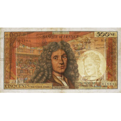 F 60-01 - 02/07/1959 - 500 nouv. francs - Molière - Série A.3 - Etat : TB+