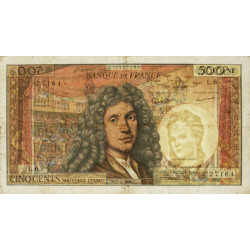 F 60-02 - 07/04/1960 - 500 nouv. francs - Molière - Série L.6 - Etat : TB