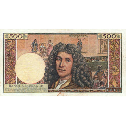 F 60-03 - 05/01/1961 - 500 nouv. francs - Molière - Série V.8 - Etat : TB+