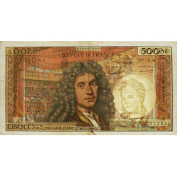 F 60-03 - 05/01/1961 - 500 nouv. francs - Molière - Série V.8 - Etat : TB+