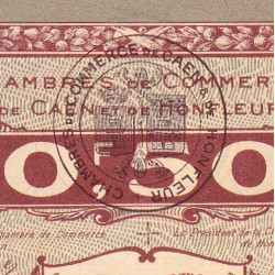 Caen & Honfleur - Pirot 34-20 - 50 centimes - Série B - 1920 - Etat : SPL+