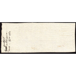 Gers - Montegut - Révolution - 1795 - Emprunt forcé de l'an IV - 90 francs - Etat : SUP