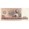 Allemagne RDA - Pick 28b - 10 mark der DDR - 1971 (1985) - Série DR - Etat : TTB