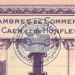 Caen & Honfleur - Pirot 34-22 - 1 franc - Série A - 1920 - Etat : SPL+