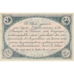 Angoulême - Pirot 9-9 - 50 centimes - 2ème série - 15/01/1915 - Etat : SPL