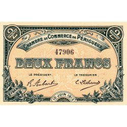 Périgueux - Pirot 98-11 - 2 francs - 10/06/1915 - Etat : SPL