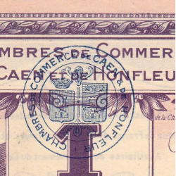 Caen & Honfleur - Pirot 34-22 - 1 franc - Série B - 1920 - Etat : TTB