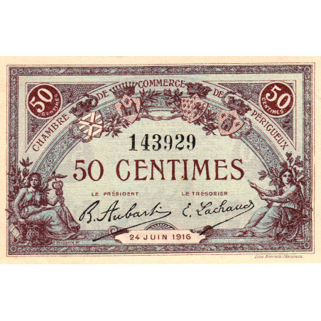 Périgueux - Pirot 98-16 - 50 centimes - 24/06/1916 - Etat : SUP+