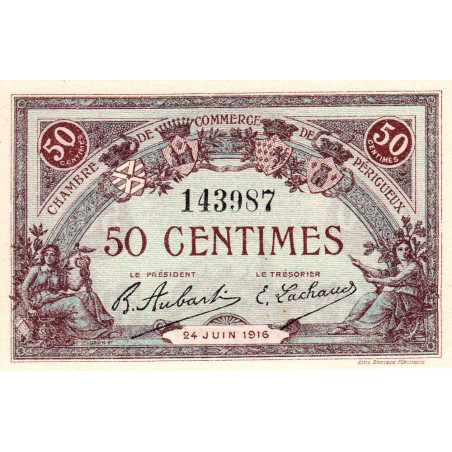 Périgueux - Pirot 98-16 - 50 centimes - 24/06/1916 - Etat : NEUF