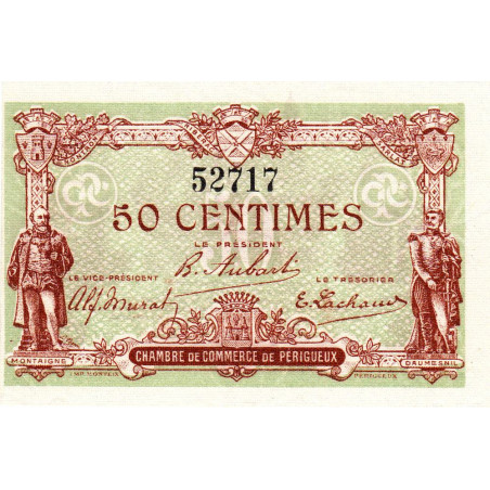 Périgueux - Pirot 98-22 - 50 centimes - 05/11/1917 - Etat : NEUF