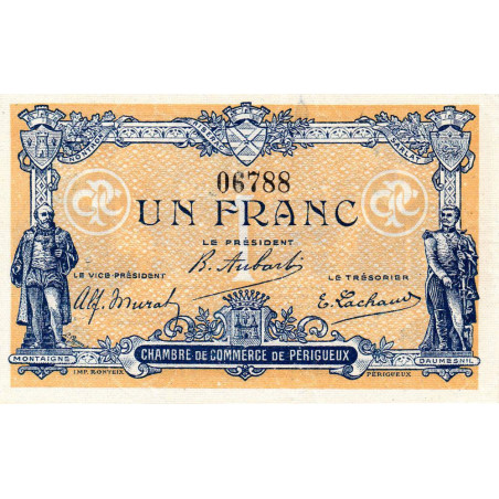 Périgueux - Pirot 98-23 - 1 franc - 05/11/1917 - Etat : SUP