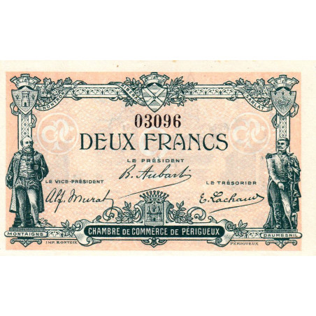 Périgueux - Pirot 98-24 - 2 francs - 05/11/1917 - Etat : pr.NEUF