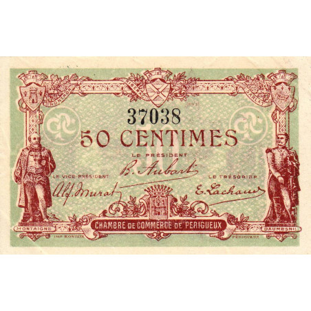 Périgueux - Pirot 98-25 - 50 centimes - 13/06/1920 - Etat : SUP+