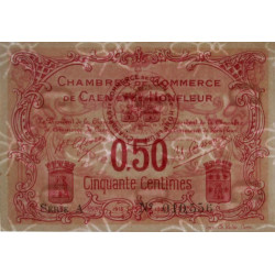 Caen & Honfleur - Pirot 34-12 - 50 centimes - Série A - 1915 - Etat : SPL+