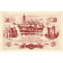 Périgueux - Pirot 98-25 - 50 centimes - 13/06/1920 - Etat : SUP+